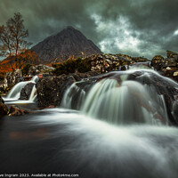 Buy canvas prints of Drama of the Buachaille by Clive Ingram