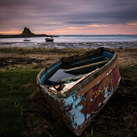 Buy canvas prints of The boat and the castle by Clive Ingram