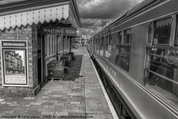 Capturing Nostalgia on the Severn Valley Railway Picture Board by Clive Ingram