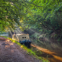 Buy canvas prints of Serene Canal Morning by Clive Ingram