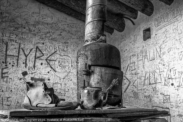 The Abandoned Miners Sanctuary Picture Board by Clive Ingram