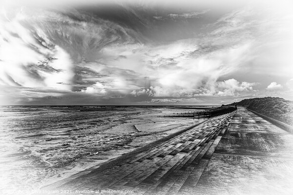 Black and white welsh seascape Picture Board by Clive Ingram