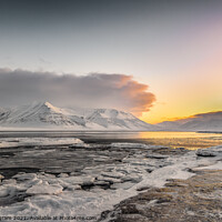 Buy canvas prints of Majestic Svalbard A Winter Wonderland by Clive Ingram