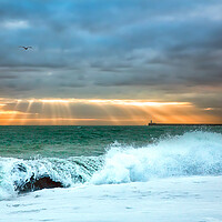 Buy canvas prints of Rays & Waves by Ben Russell