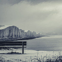 Buy canvas prints of The Snow Covered Sisters by Ben Russell