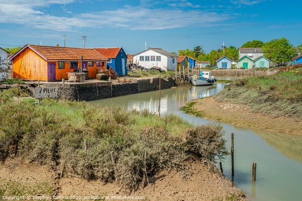Oyster huts Oleron Island France Picture Board by Stephen Rennie