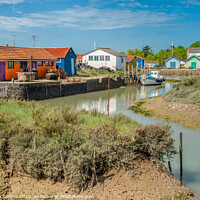 Buy canvas prints of Oyster huts Oleron Island France by Stephen Rennie
