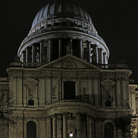 Buy canvas prints of London St Paul's Cathedral at Night by Juha Agren