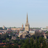 Buy canvas prints of Norwich Skyline Cathedral and Castle  by Juha Agren