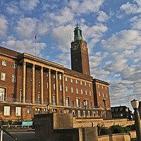 Buy canvas prints of Norwich City Hall by Juha Agren
