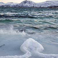 Buy canvas prints of Winter Sea Norway - Arrowhead by Amanda Hart