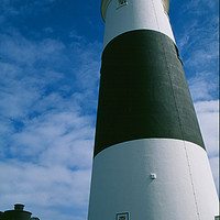 Buy canvas prints of Quesnard Lighthouse Alderney by Amanda Hart