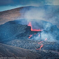 Buy canvas prints of Iceland  Volcano 2021 by simon cowan