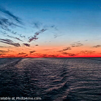 Buy canvas prints of Sun set on the Baltic Sea by simon cowan