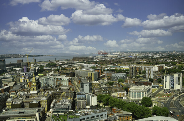 A VIEW FROM  ST JOHN'S BEACON  CITY TOWER Picture Board by simon cowan