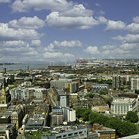 Buy canvas prints of A VIEW FROM  ST JOHN'S BEACON  CITY TOWER by simon cowan