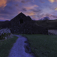 Buy canvas prints of An Evening Walk along the Yorkshire Dales by simon cowan
