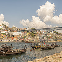 Buy canvas prints of Ponte Luís I Bridge, Porto by Shaun Davey