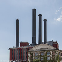 Buy canvas prints of H. C. Ørsted Power plant fired with natural gas in Copenhagen,  by Stig Alenäs