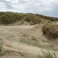 Buy canvas prints of scenic sand dunes at Lakolk on the island Rømø by Stig Alenäs