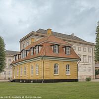 Buy canvas prints of the yellow Ingemann's House at at the Sorø Academy  by Stig Alenäs