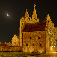 Buy canvas prints of chapel in front of the towers of Kalundborg Church of Our Lady by Stig Alenäs
