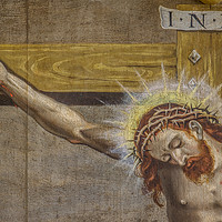 Buy canvas prints of The crucifixion, an altarpiece  from 1613  by Stig Alenäs