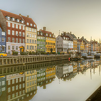 Buy canvas prints of Morning has broken over the scenic houses on the q by Stig Alenäs