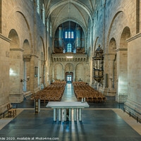 Buy canvas prints of Interior of the medieval Lund cathedral by Stig Alenäs