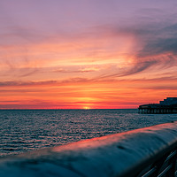 Buy canvas prints of Sunset Blackpool by Mark Rangeley