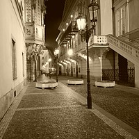 Buy canvas prints of Nights in Prague  by Kevin Croft