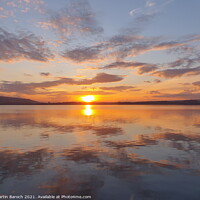 Buy canvas prints of Lake Zug Sunset by Martin Baroch