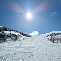 Buy canvas prints of Andermatt ski slope by Martin Baroch