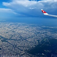 Buy canvas prints of Flying over Paris by Martin Baroch