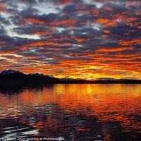 Buy canvas prints of Lake Zug sunset by Martin Baroch