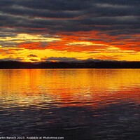 Buy canvas prints of Lake Zug sunset  by Martin Baroch