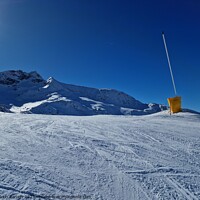Buy canvas prints of Gemsstock ski slope by Martin Baroch