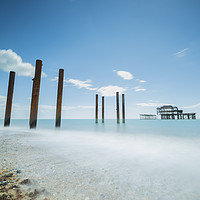 Buy canvas prints of Two Piers by Richard Taylor