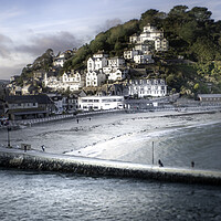 Buy canvas prints of Looe from Hannafore point.  by Steve Taylor