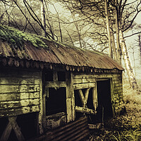 Buy canvas prints of The old fishing bothy by Steve Taylor