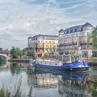Buy canvas prints of River Thames at St Aines  by Steve Taylor