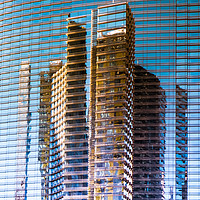 Buy canvas prints of Glass scrapers  by Steve Taylor