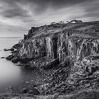 Buy canvas prints of Dramatic Coastline, Lands End, West Cornwall by Mick Blakey