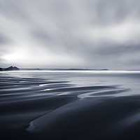 Buy canvas prints of Seascape Abstract,  Watergate Bay, Cornwall by Mick Blakey