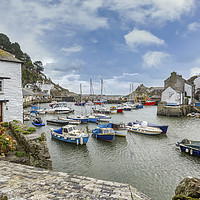 Buy canvas prints of Harbour View, Polperro by Mick Blakey
