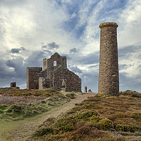 Buy canvas prints of  Wheal Coates Engine House Tin Mine by Mick Blakey