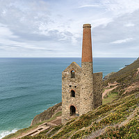 Buy canvas prints of Wheal Coates Engine House,  Cornwall by Mick Blakey