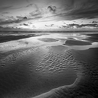 Buy canvas prints of Tidal Retreat, Perran Sands, North  Cornwall by Mick Blakey