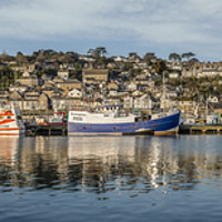 Buy canvas prints of Newlyn Fishing Fleet by Mick Blakey