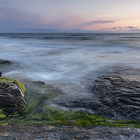 Buy canvas prints of Serene Seascape, Constantine Bay, Cornwall by Mick Blakey